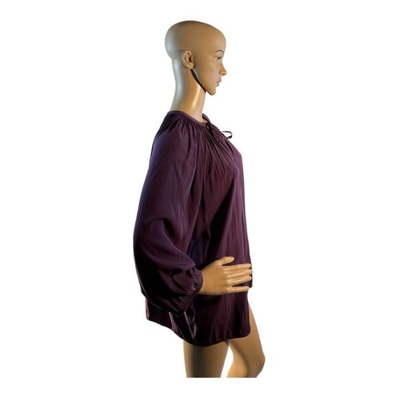 Chicos Women’s Purple Paris Poet long sleeve Blouse Size 3 US/16/18 - Picture 4 of 14